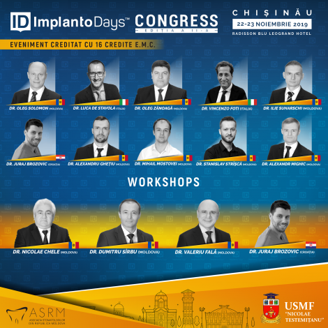 Congres ImplantoDays 2019, Chișinău Congres ImplantoDays 2019, Chișinău