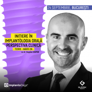 Inițiere în Implantologia Orală. Perspectiva clinică. TEORIE-HANDS ON- Full