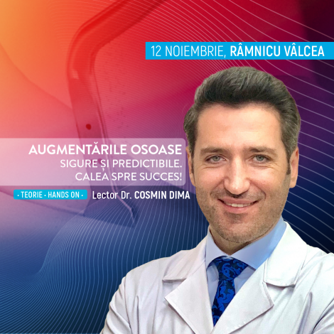 Augmentările osoase, sigure și predictibile. Calea spre succes! Augmentările osoase, sigure și predictibile. Calea spre succes!